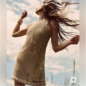 NWT J.Crew Pointelle sleeveless sweater-dress $148 NWT Size S Small